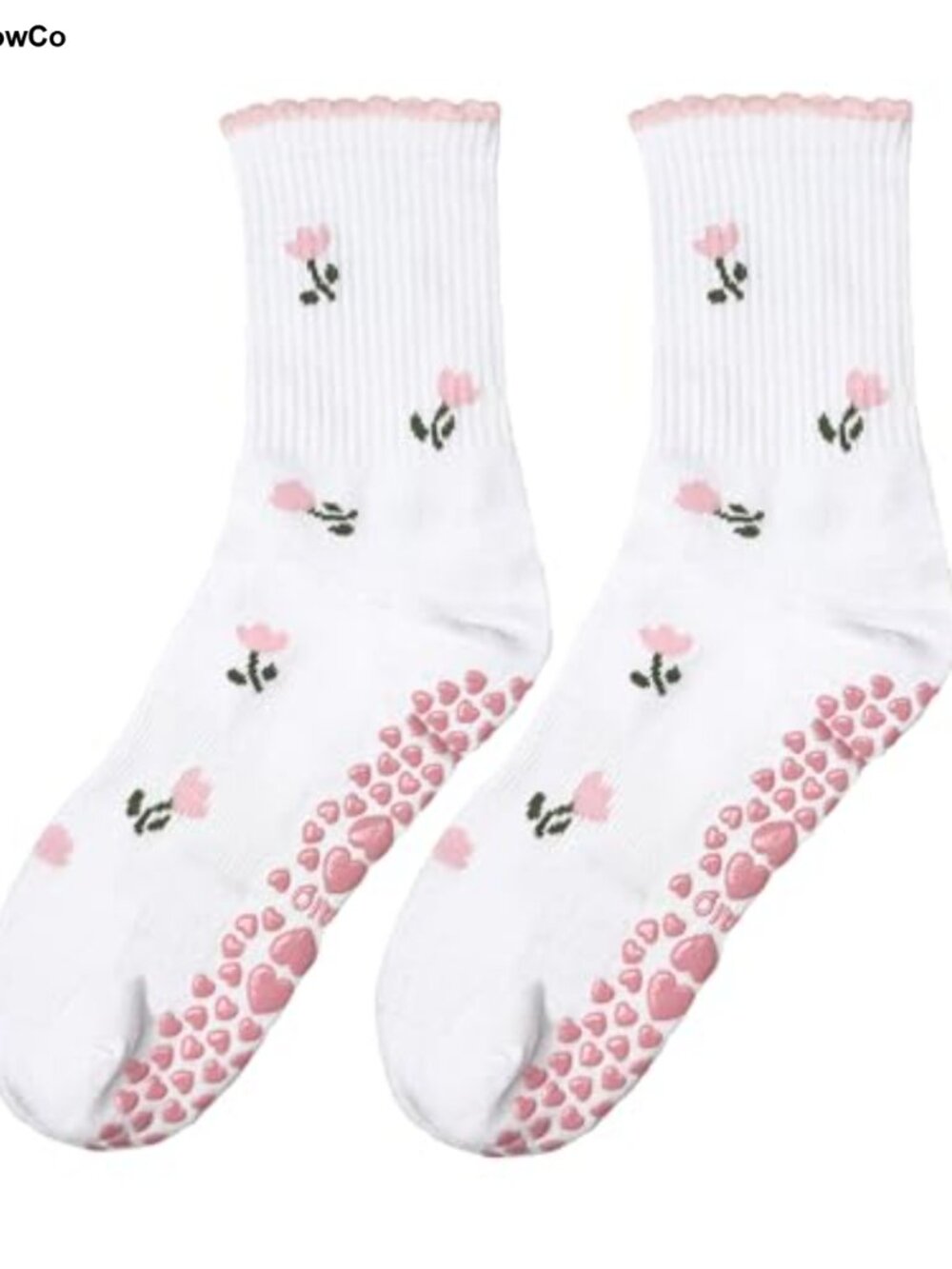 Pilates Grip Socks for Women Non Slip Yoga Socks with Arch Support